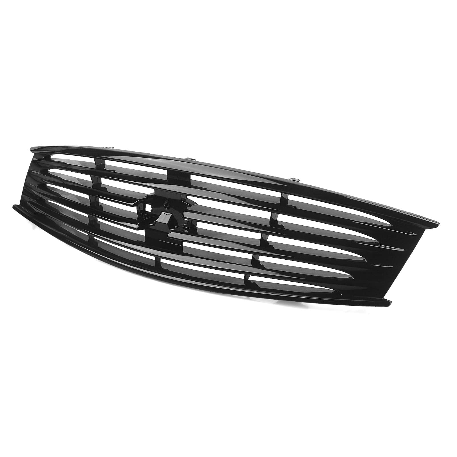 Glossy Black Front Bumper Grill Grille for Infiniti G37 Coupe 2008-2013 - Perfect Upgrade for Enhanced Style & Protection on 2-Door Models | Ideal for Car Enthusiasts & Custom Builds