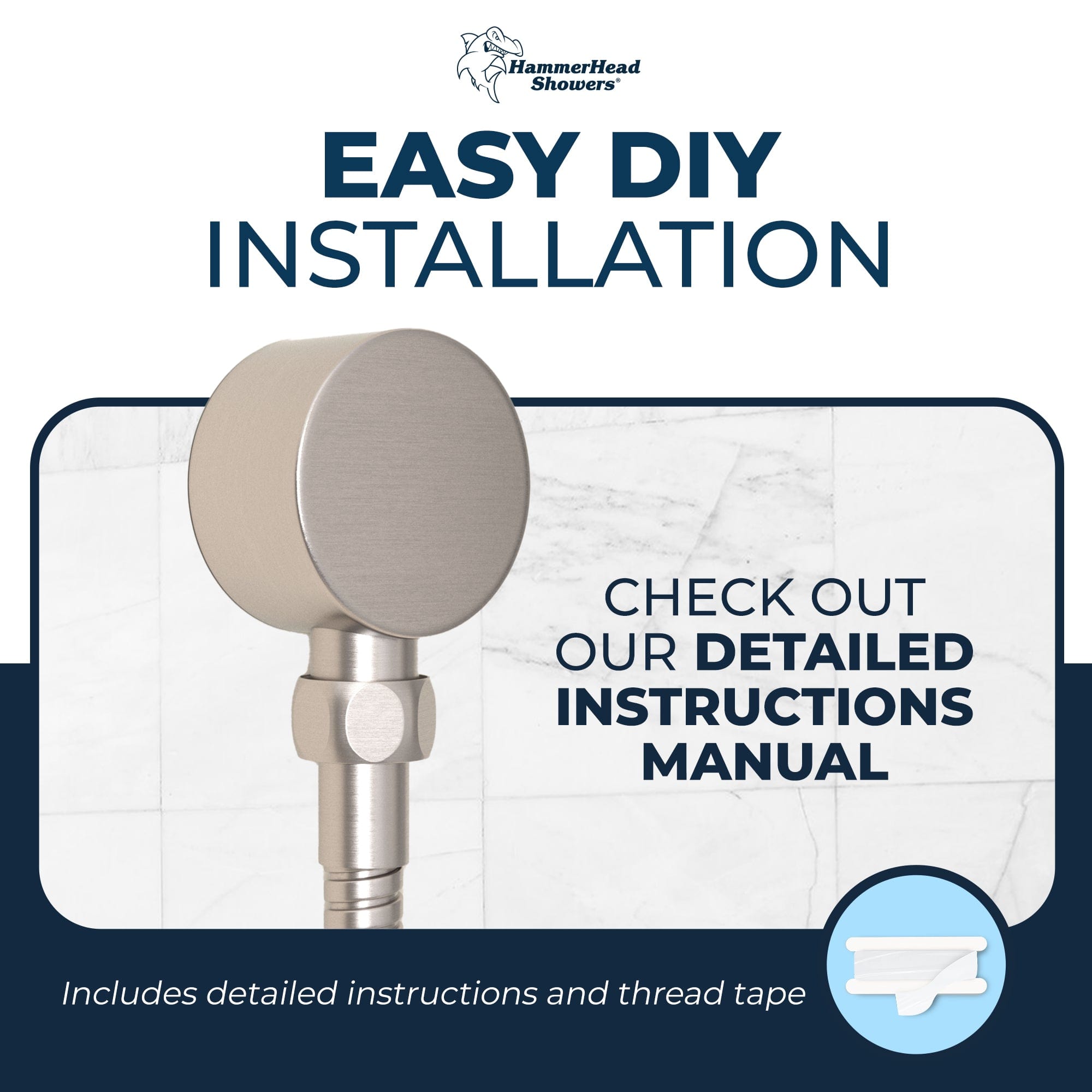Stainless Steel Drop Ell Wall Mount Elbow - Heavy Duty Shower Hose Connector for Bathroom & Kitchen Faucets - Perfect for Handheld Shower Heads and Sprayer Installations
