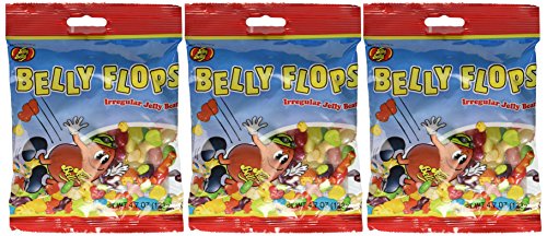 Jelly Belly Belly Flops - 3 Pack (4.7 oz Bags) | Assorted Jelly Beans | Bulk Candy for Parties, Halloween, Easter & Office Snacks