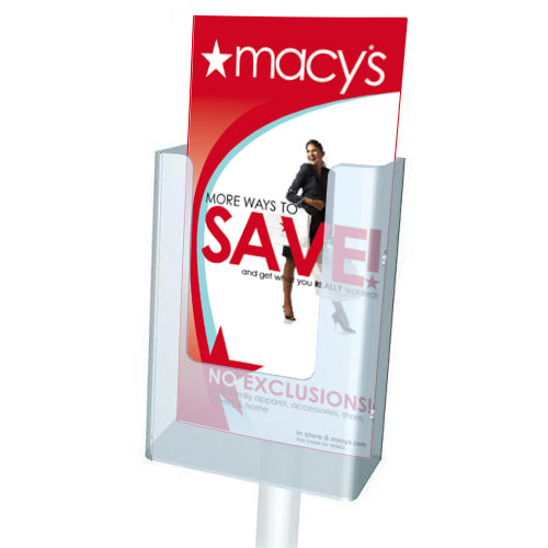 24x36 Modern Poster Display Stand - Double Sided Top Load Frame for Retail, Trade Shows & Events | Durable Sign Holder for Advertising & Promotions