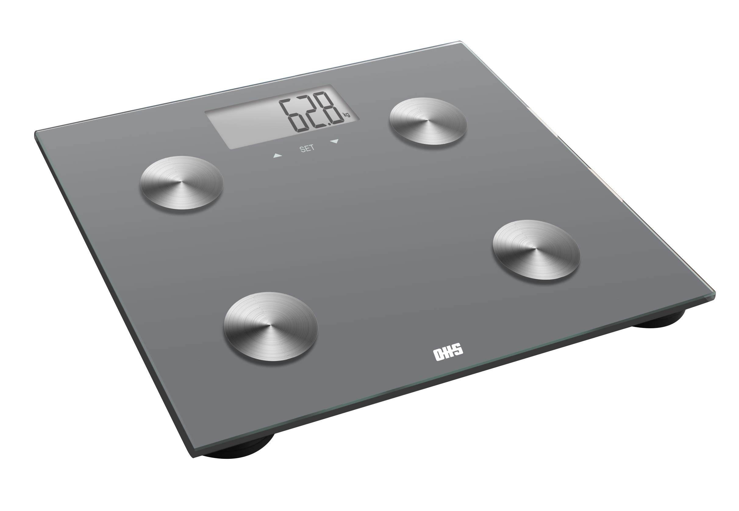Optima Digital Body Fat Scale - Smart Bluetooth Bathroom Scale with BMI, Weight, and Body Composition Analysis - Perfect for Home Fitness Tracking and Health Monitoring