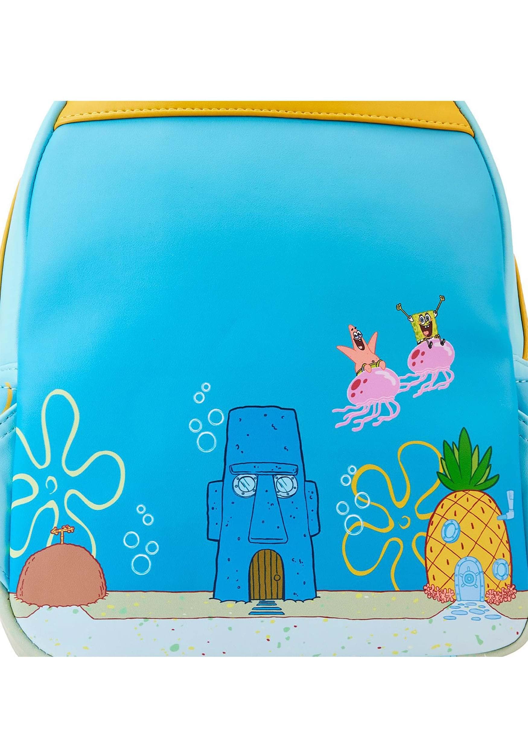 Loungefly Nickelodeon SpongeBob SquarePants Pineapple House Mini Backpack - Cute Cartoon Character Backpack for Women & Teens - Perfect for School, Travel, and Comic Conventions