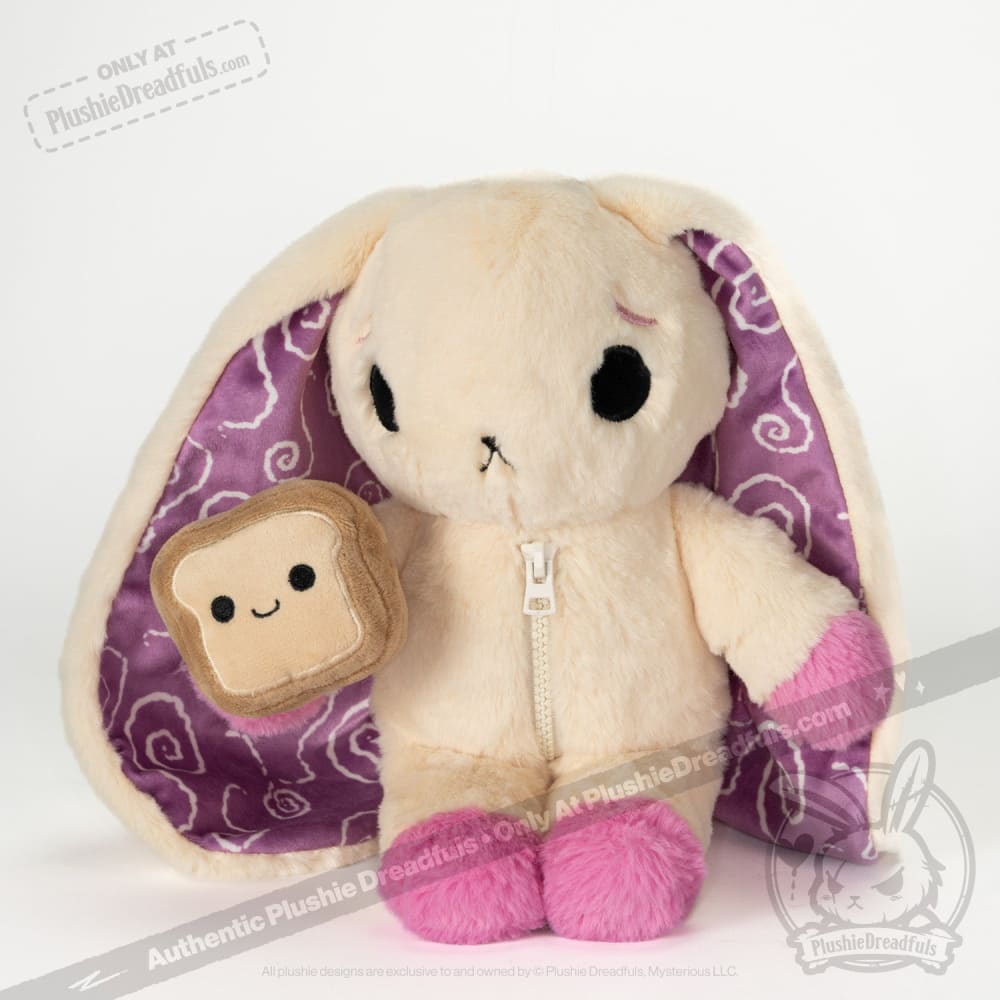 Plushie Dreadfuls ARFID Bunny - Soft Stuffed Animal Toy for Anxiety Relief, Comfort & Sensory Support | Perfect for Kids, Teens & Adults with ARFID | Cuddle Companion for Bedtime, Therapy & Emotional Support
