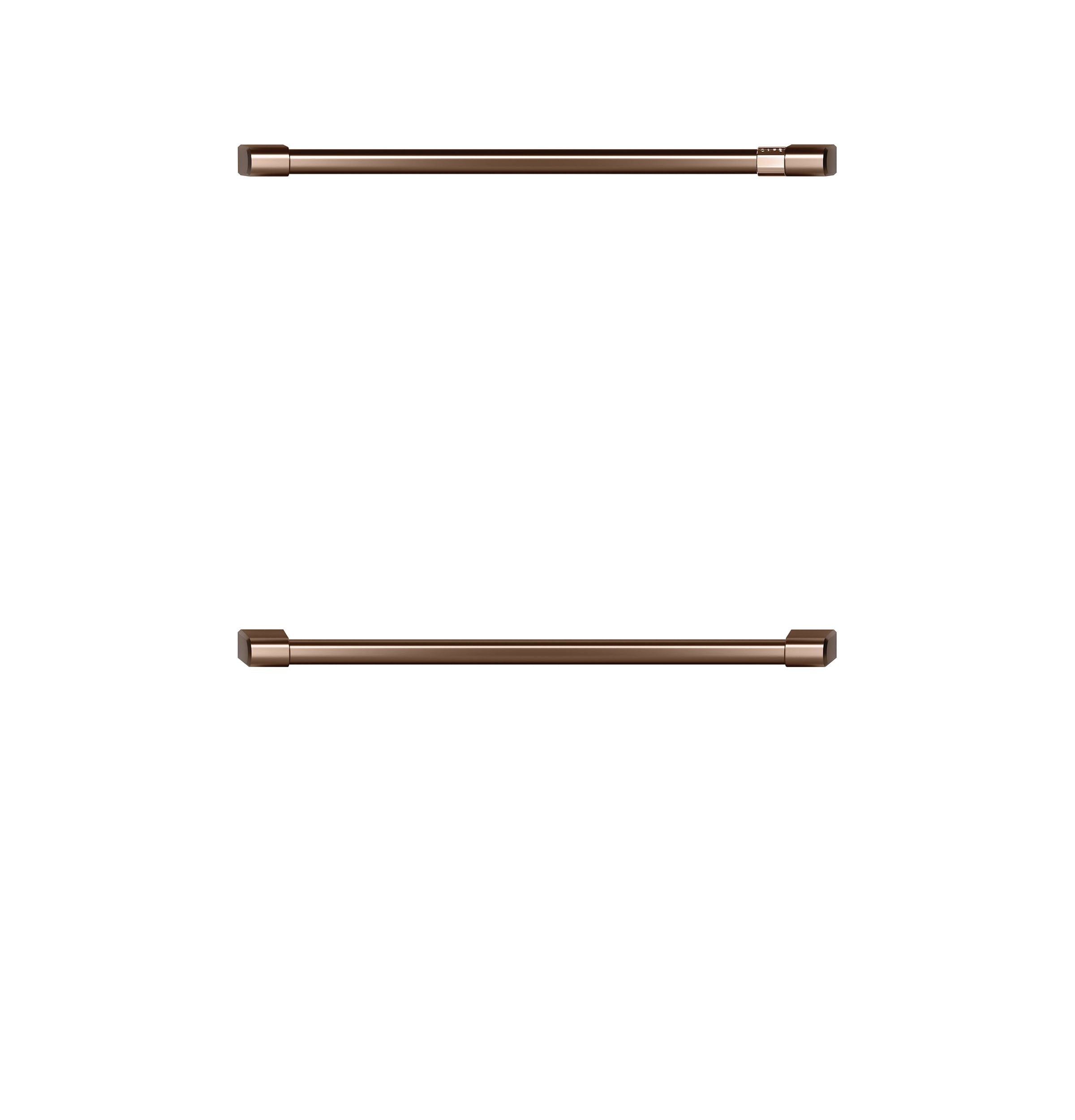 Brushed Copper 2-Piece 30-Inch Wall Oven Handle Replacement - Café™ CXWD0H0PMCU - Perfect for Kitchen Remodeling & Appliance Upgrades