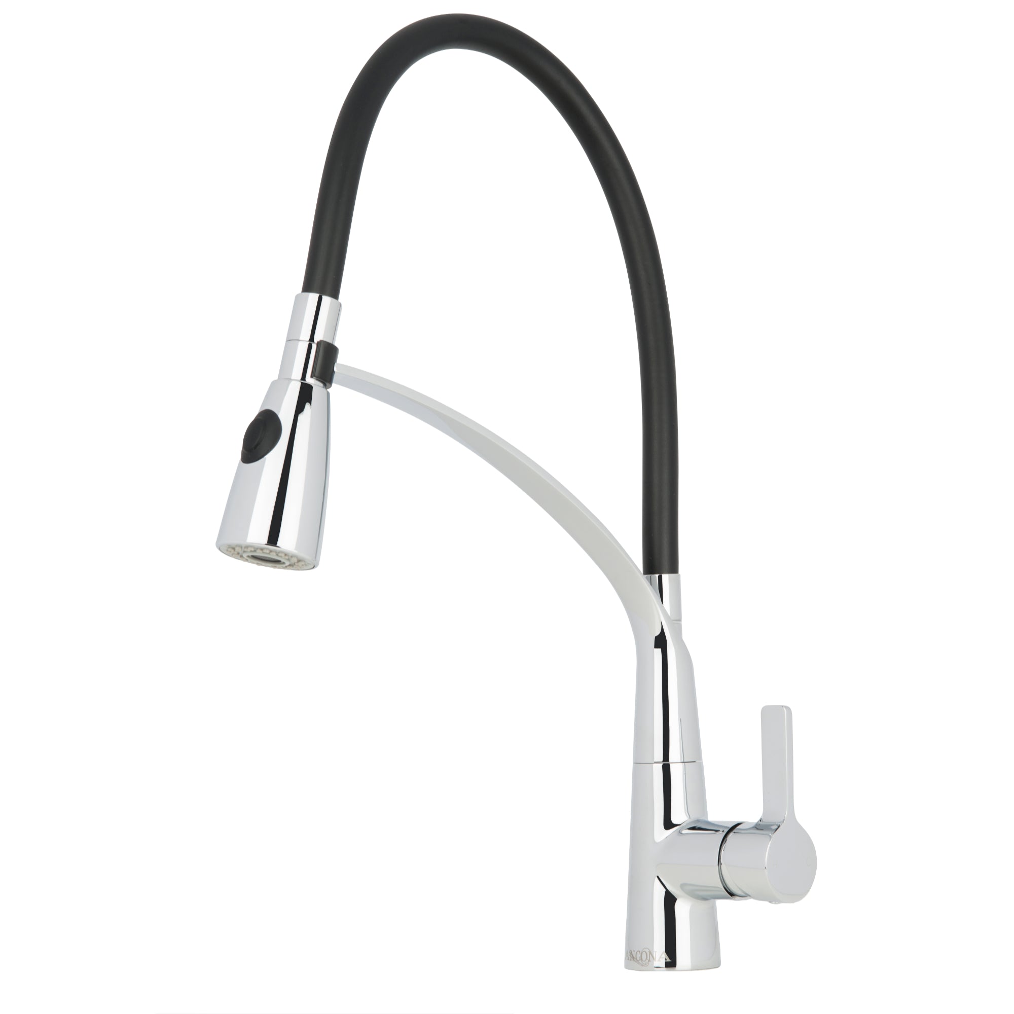 Palermo Pull Down Bar Faucet - Modern Stainless Steel Kitchen Sink Faucet with High Arc Spout & Smooth Handle Control for Restaurants, Bars & Home Kitchens