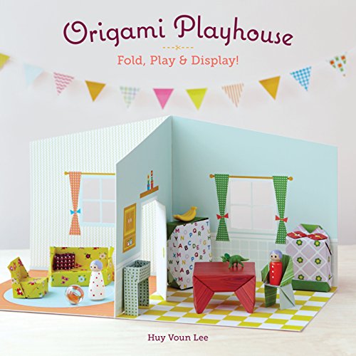 Origami Playhouse for Kids - Foldable DIY Paper House Toy for Creative Play & Room Decor | Perfect for Birthday Gifts, Classroom Activities & Pretend Play