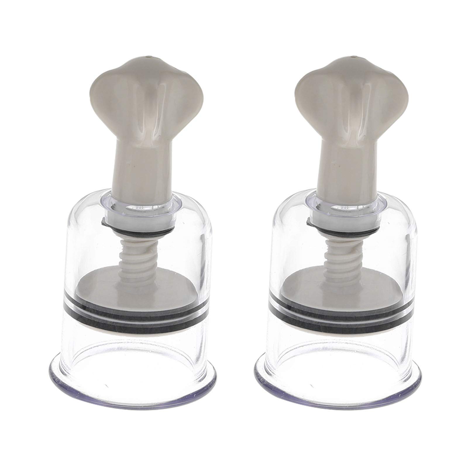 Rotating Vacuum Nipple Suckers - Anti Cellulite Cupping Massager for Breastfeeding & Breast Pump - Perfect for Lactation Support and Postpartum Recovery