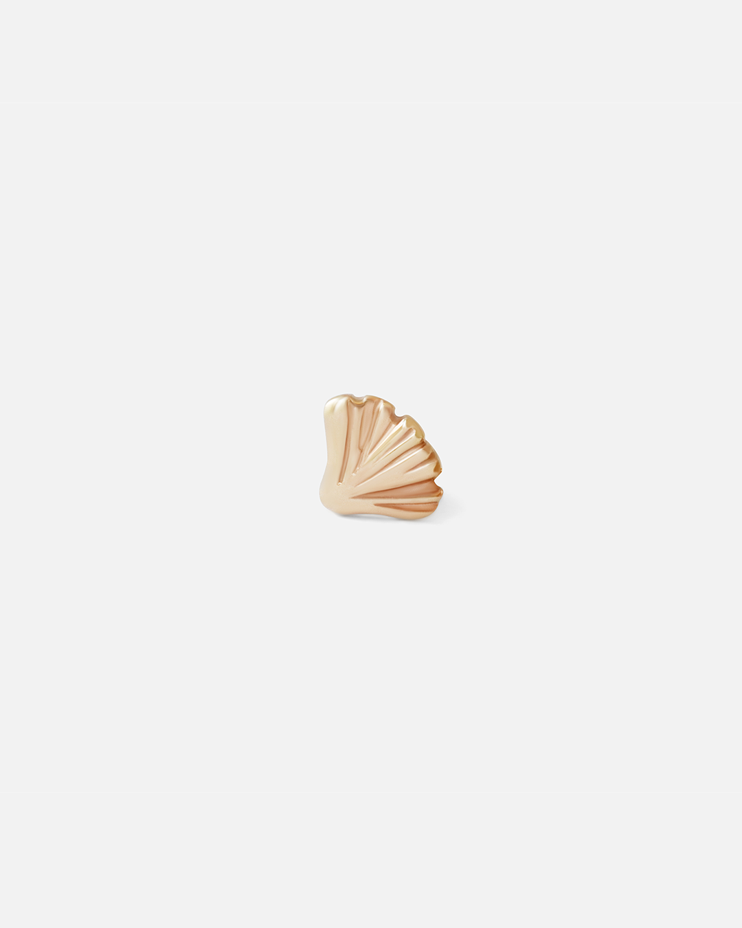 Gingko Stud Single Earring - Minimalist Botanical Jewelry for Women | Perfect for Everyday Wear, Gifts & Boho Fashion