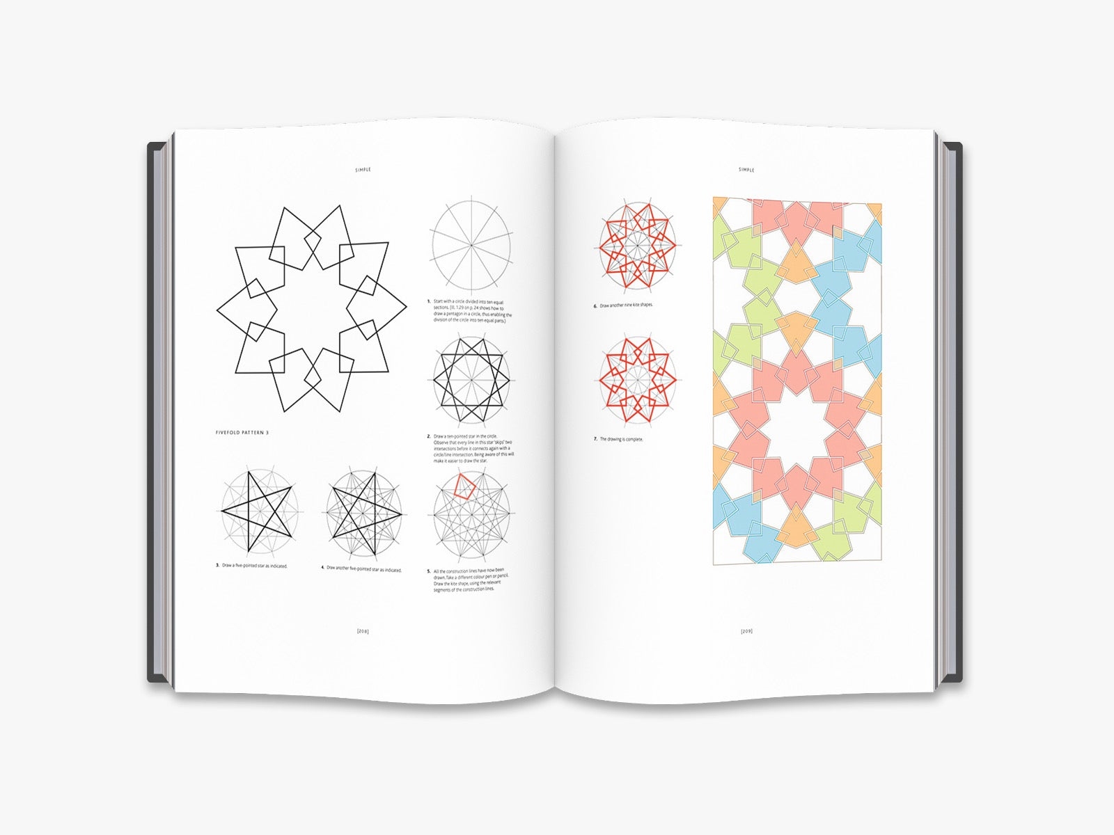 Islamic Geometric Design Wall Art - Handmade Arabic Calligraphy Canvas Prints for Home & Office Decor | Perfect for Living Room, Bedroom, Prayer Room