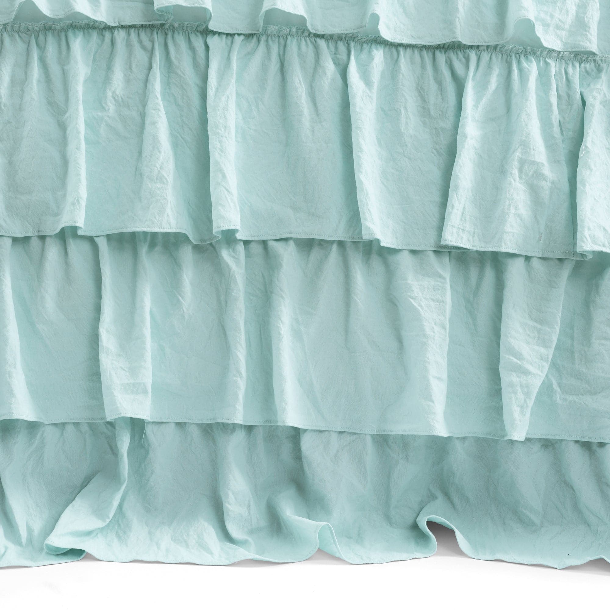 Allison Ruffle Skirt Bedspread Set - Elegant Floral Printed Queen Size Bedding with Ruffled Skirt | Perfect for Master Bedroom, Guest Room & Vacation Home Decor