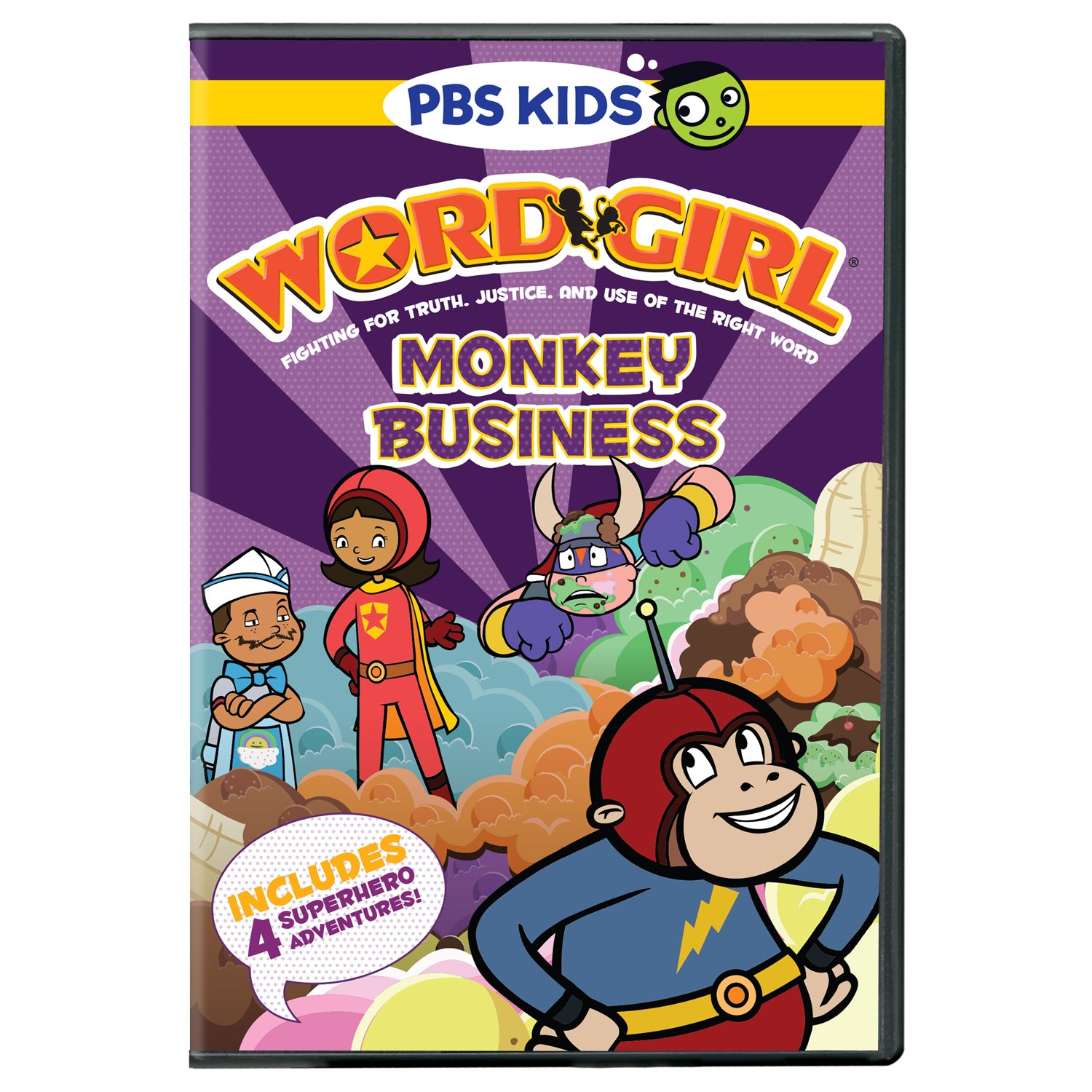 Wordgirl: Monkey Business - Fun & Educational Kids Book for Reading & Learning | Perfect for Storytime, Bedtime & Classroom Activities