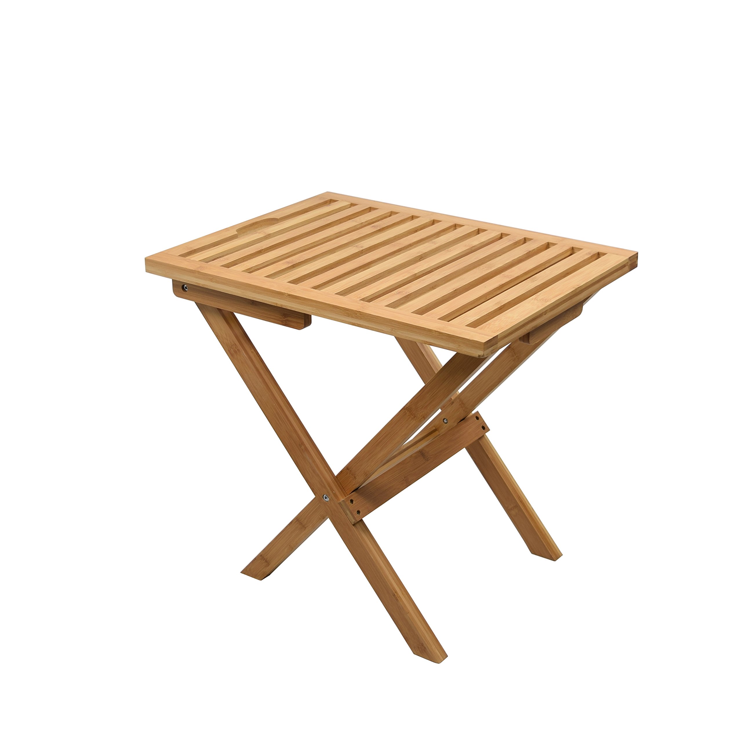 Proman Products Mirage Deluxe Foldable Bamboo Luggage Rack - 24