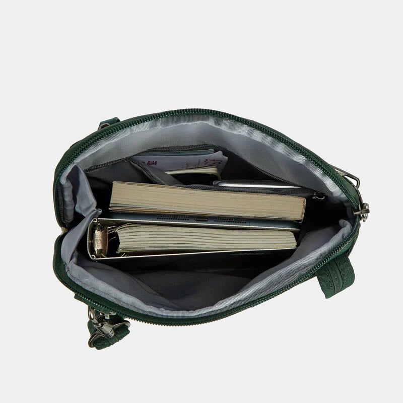 Travelon Anti-Theft Metro Small Crossbody Bag for Women - Secure RFID Blocking Purse for Travel, Commuting & Daily Use