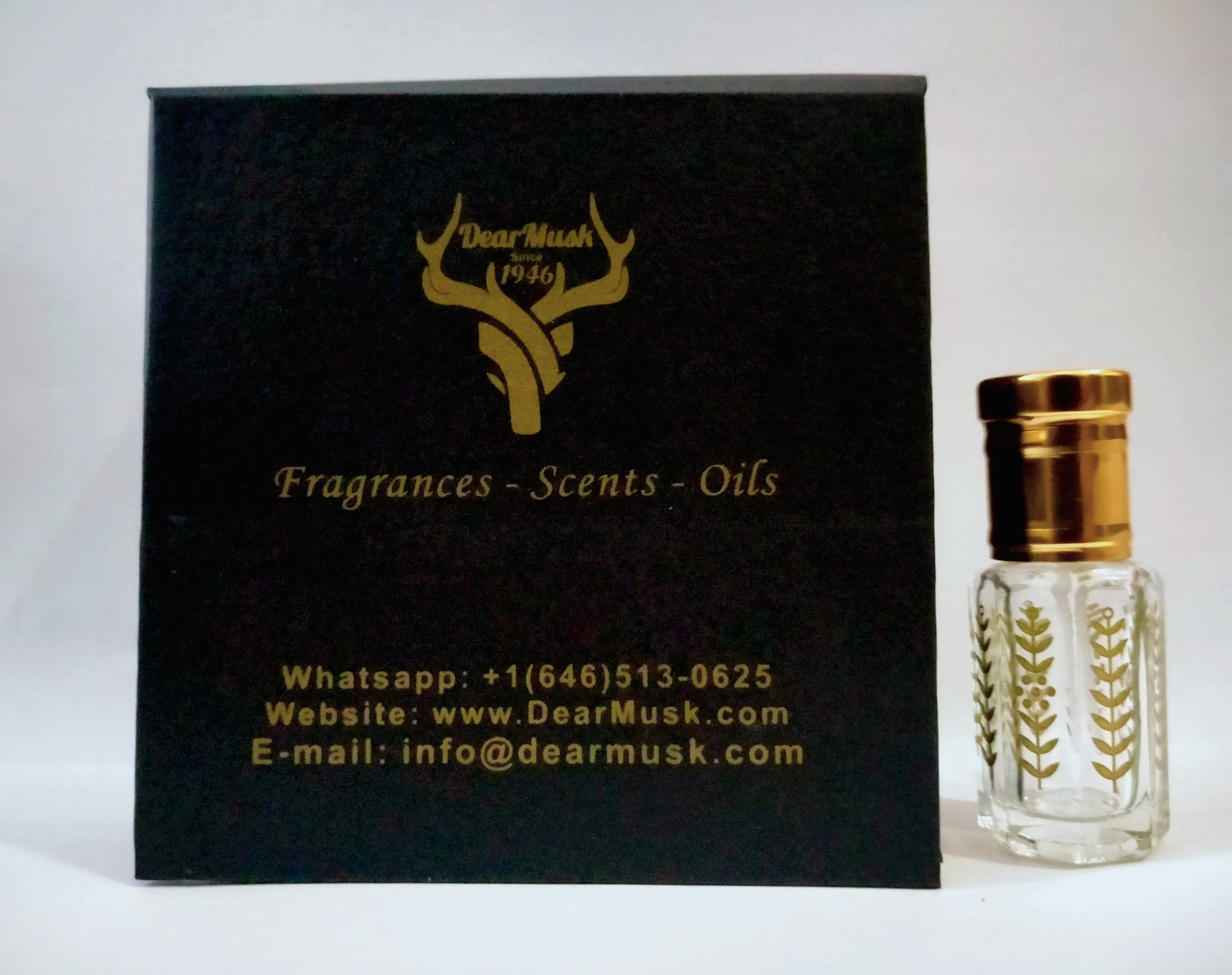 Pure Musk Nafa 87% Wild Black Deer Musk Oil - Natural Aphrodisiac & Pheromones (3ml/1/4 Tola) with Applicator - for Perfume Making, Aromatherapy & Romantic Enhancement