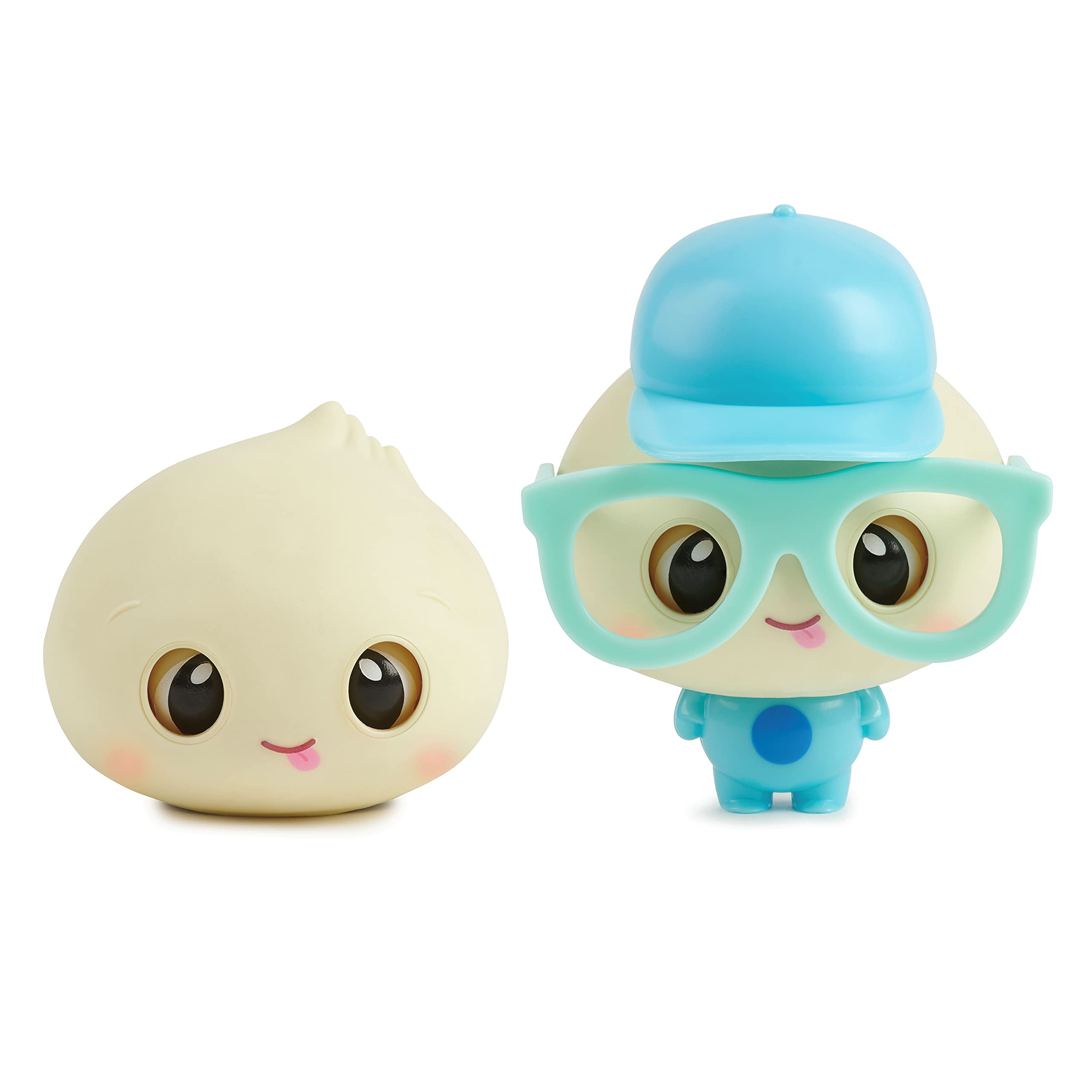 My Squishy Little Dumplings - Interactive Collectible Doll with Cute Accessories - Dot (Blue) - Perfect Gift for Kids & Collectors, Great for Playtime & Display
