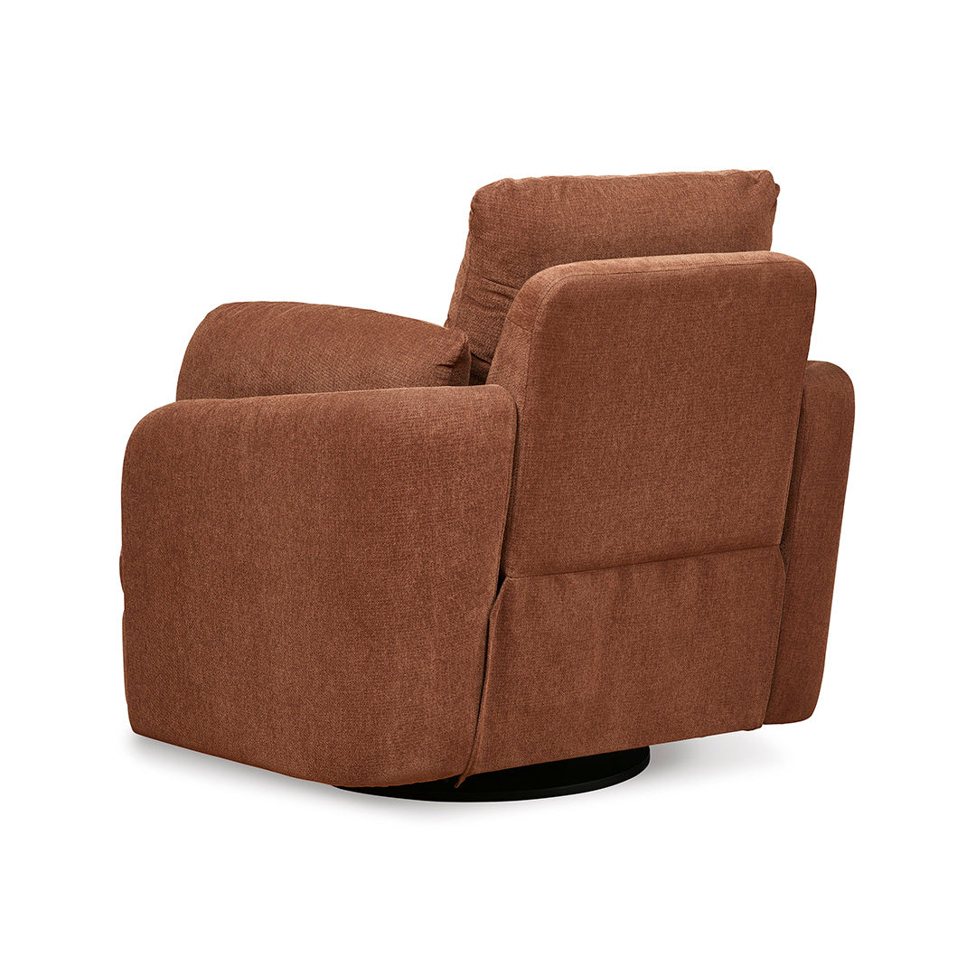 Modmax Swivel Glider Recliner Chair - 360 Degree Rotating Rocker Recliner with Smooth Gliding Motion, Padded Armrests & Lumbar Support - Perfect for Living Room, Nursery, or Home Theater Relaxation