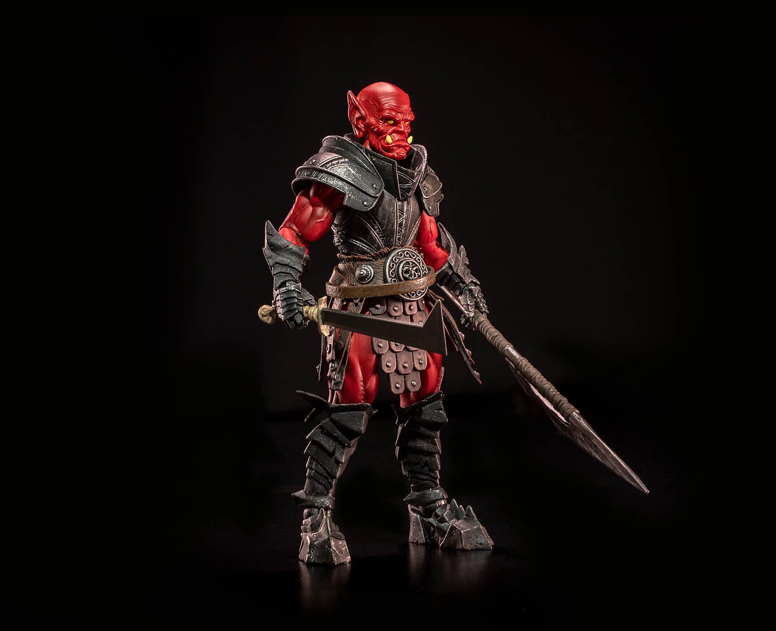 Mythic Legions Legion of Arethyr Fury Clan Orc Action Figure - Collectible Fantasy Warrior for Display & Role-Playing Games