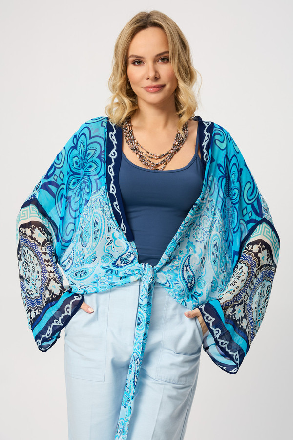 Flare Sleeve Tie Front Kimono - Lightweight Boho Cover Up for Women | Beachwear, Summer Dresses & Lounge Outfits