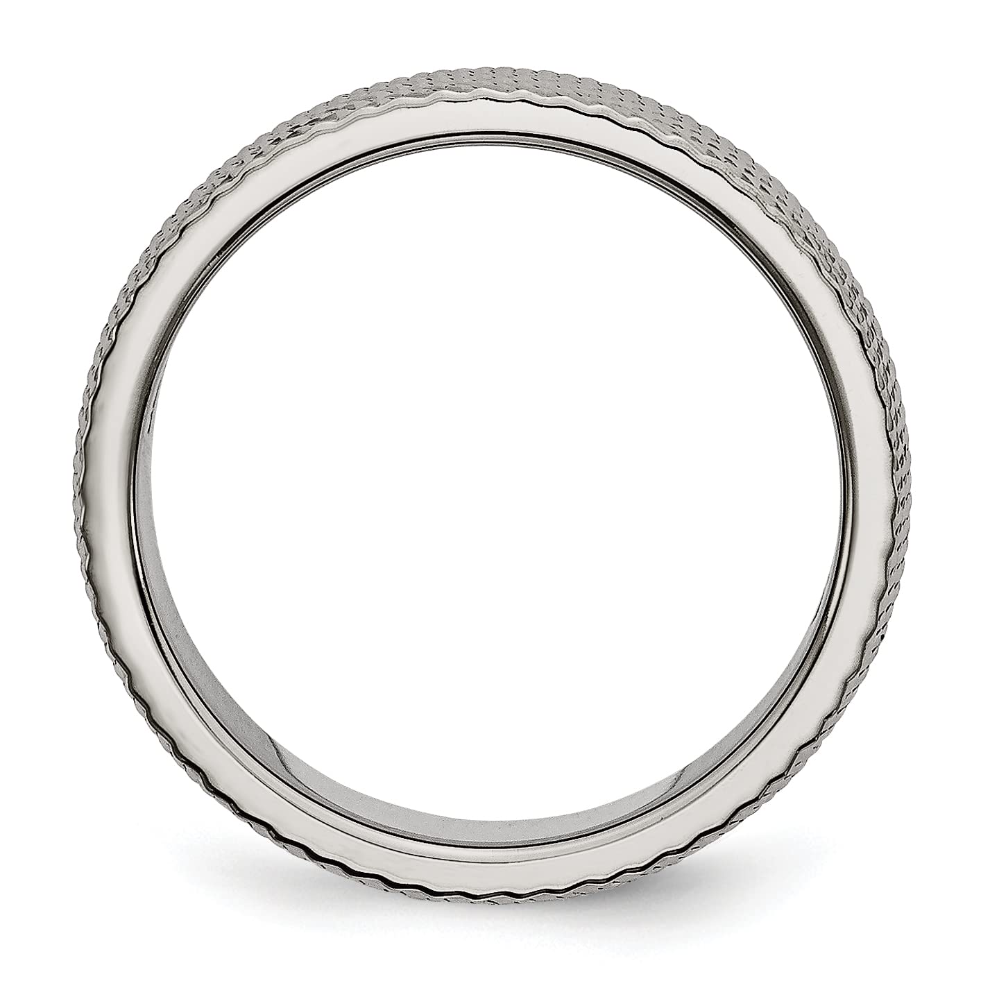 IceCarats 6mm Titanium Wedding Band Ring for Men & Women - Durable, Hypoallergenic, Comfort Fit - Perfect for Engagement, Anniversary, and Everyday Wear