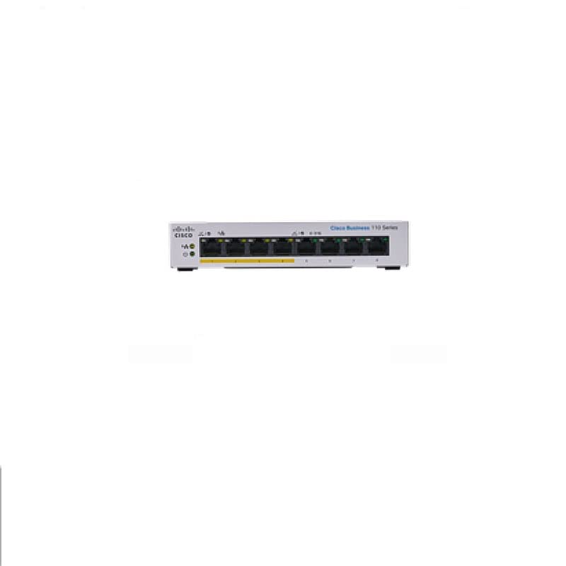 8-Port Gigabit Ethernet Switch with Partial PoE Support - Unmanaged Desktop Network Switch for Home Office, Small Business & Smart Home Devices