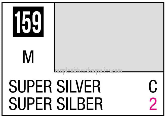 Mr. Color Super Silver Metallic Paint - High-Quality Model Car & Hobby Paint for Airbrushing, DIY Crafts, and Miniature Painting - Perfect for Scale Models, RC Cars, and Custom Projects