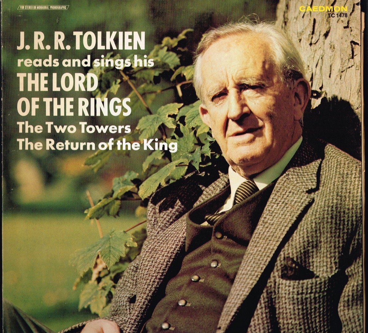 Vintage Vinyl Record - The Two Towers & The Return of The King by J.R.R. Tolkien - Audiobook & Music Collection - Perfect for Lord of the Rings Fans and Vintage Record Collectors - Great for Home Decor, Gift Giving, and Music Enthusiasts