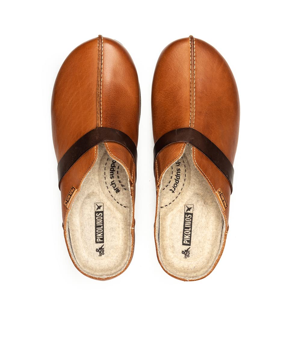 PIKOLINOS Women's Leather Clogs - Granada Style | Comfortable Slip-On Shoes for Casual Wear, Walking & Errands