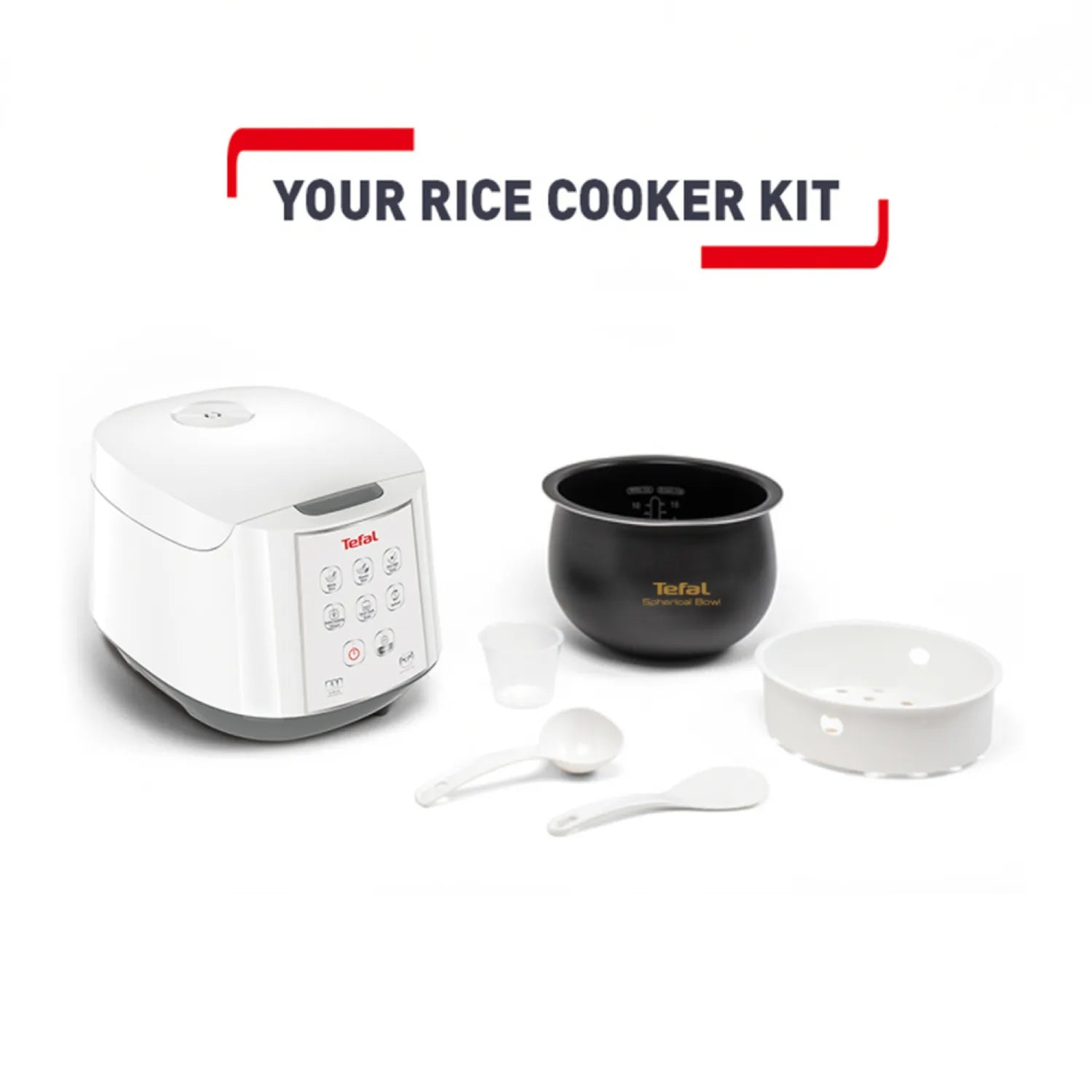 Tefal RK732 Easy Rice & Slow Cooker - 6-in-1 Multi-Cooker with Steamer, Slow Cook & Rice Cooker Functions - Perfect for Meal Prep, Family Dinners & Healthy Cooking