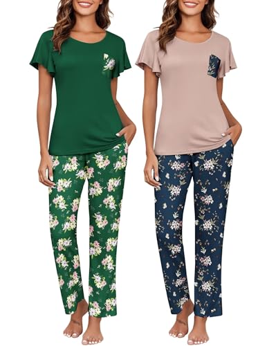 Lotus Color Floral+green Floral