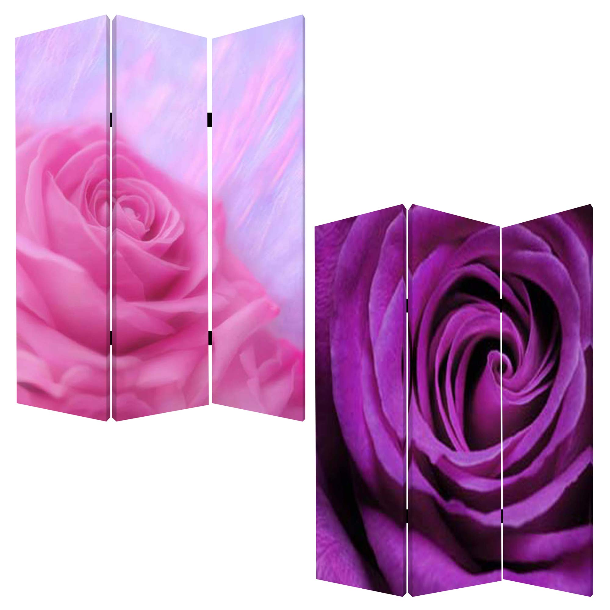 Screen Gems Flourish Room Divider - Decorative Folding Partition for Home & Office - Perfect for Privacy, Space Division & Interior Design