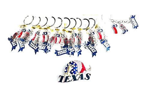 Texas Multi Charm Keychain