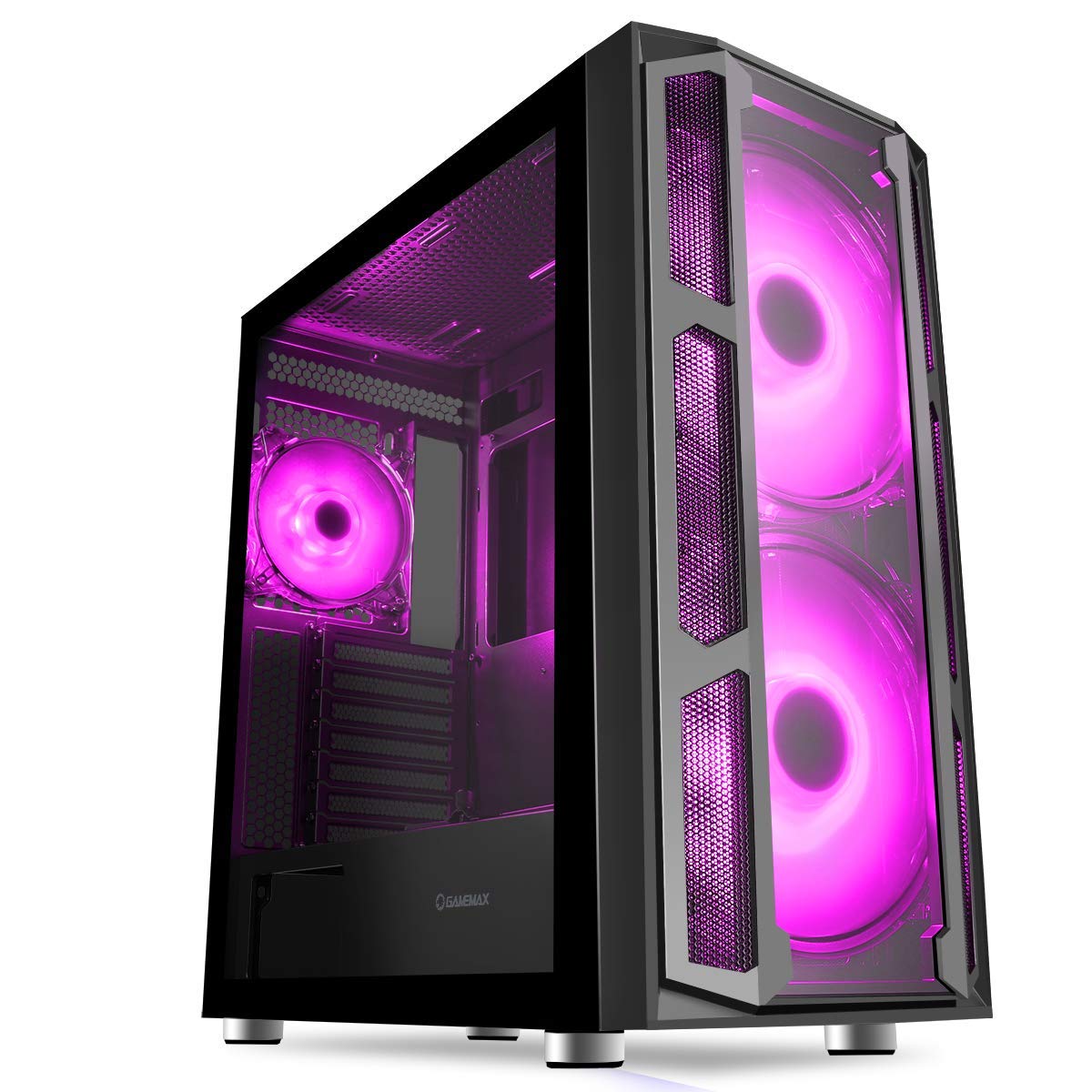 OCHW F15 RGB Ultra Fast Gaming PC - AMD A8 9600 Quad Core, Radeon HD R7, 8GB DDR4, 1TB HDD, Windows 10 Pro - Perfect for Home Office, Gaming & Streaming | High-Performance Desktop Computer for Work & Entertainment