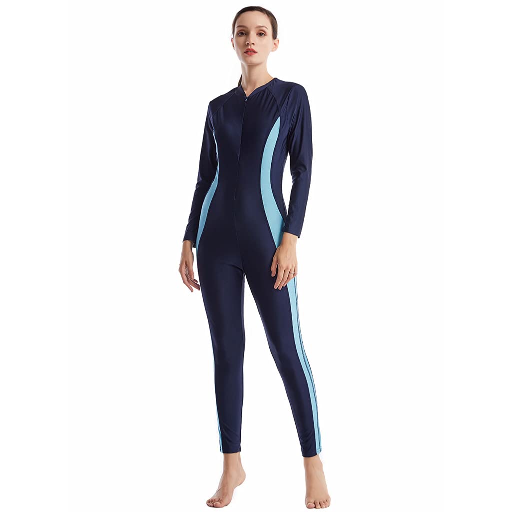 **Women's Full Coverage Modest One Piece Swimsuits - Burkini for Swimming, Beach & Pool - Comfortable & Stylish Islamic Swimwear**