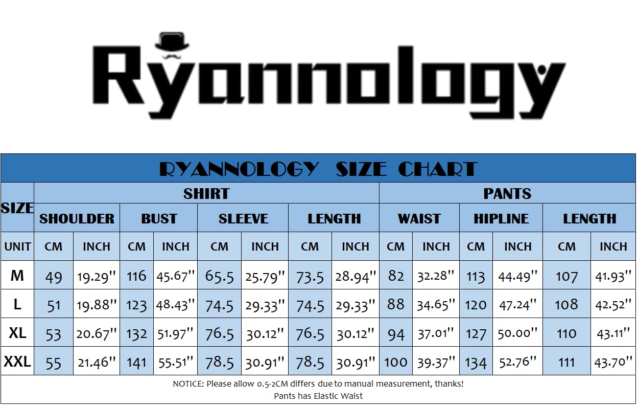 Ryannology Men's 2-Piece Linen Outfit Set - Breathable Drawstring Pants & Button-Down Long Sleeve Shirt for Casual, Beach & Wedding Occasions | Summer Comfort Fashion Set for Outdoor Events & Vacation Wear