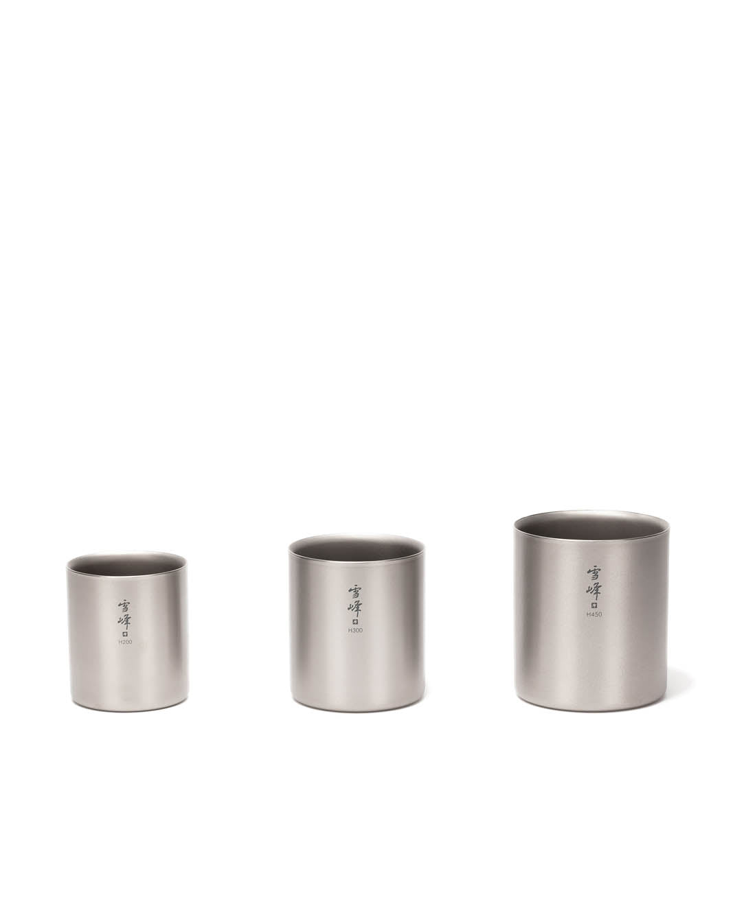 Titanium Double Wall H450 Stacking Mug - Insulated Coffee & Tea Cup for Camping, Travel, Office, and Home Use
