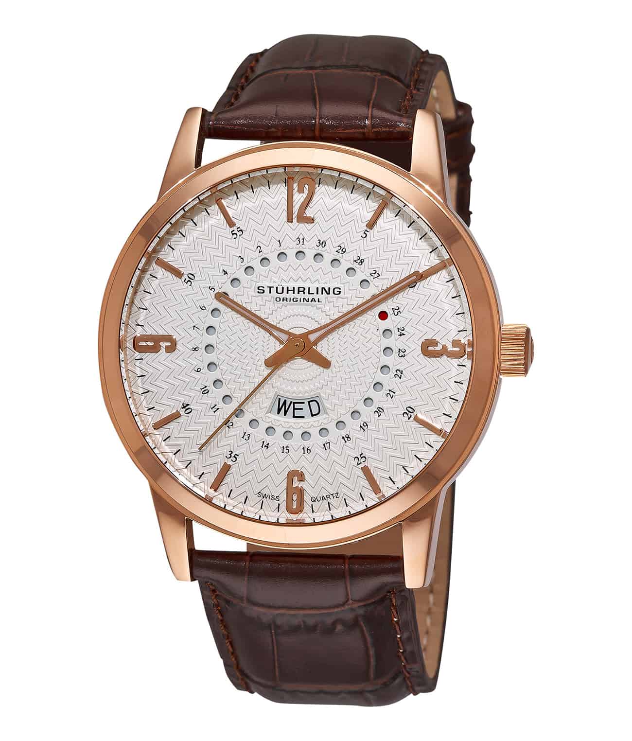 Jupiter 345 Quartz 46mm Classic Men's Watch - Stylish Analog Wristwatch for Business, Casual & Formal Occasions