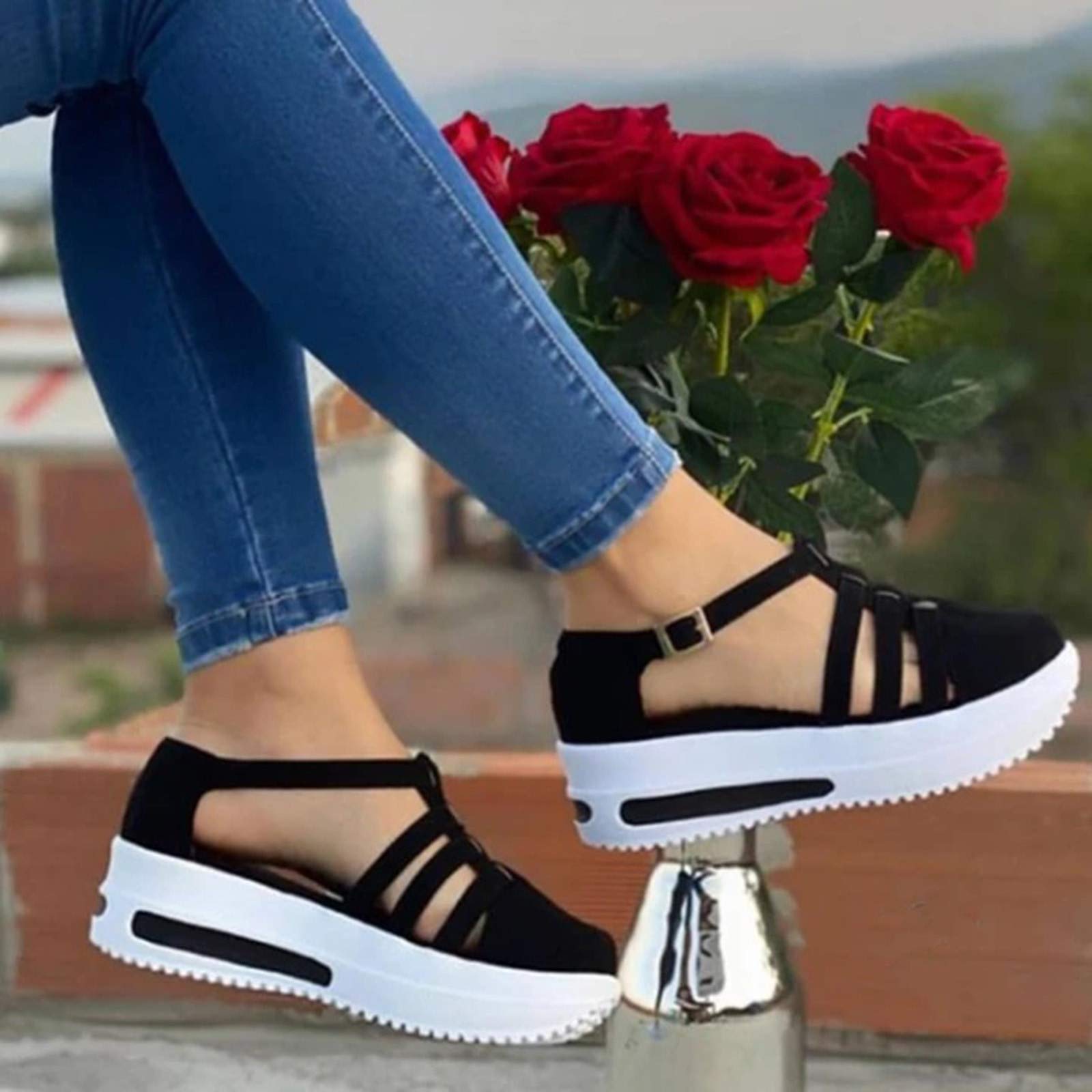 Women's Comfortable Dressy Brown Sandals - Summer Casual Shoes for Women 2025 - Perfect for Beach, Vacation & Everyday Wear