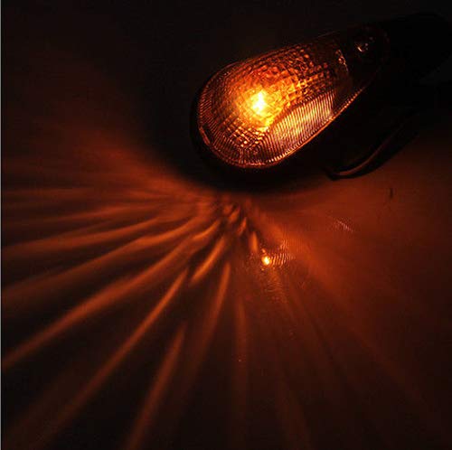 Smoke Front Turn Signals for Kawasaki Ninja EX 250 1988-2007 - Compatible with Bruce & Shark Models - Enhance Visibility & Style for Motorcycle Riders - Perfect for Night Riding & Custom Bike Builds