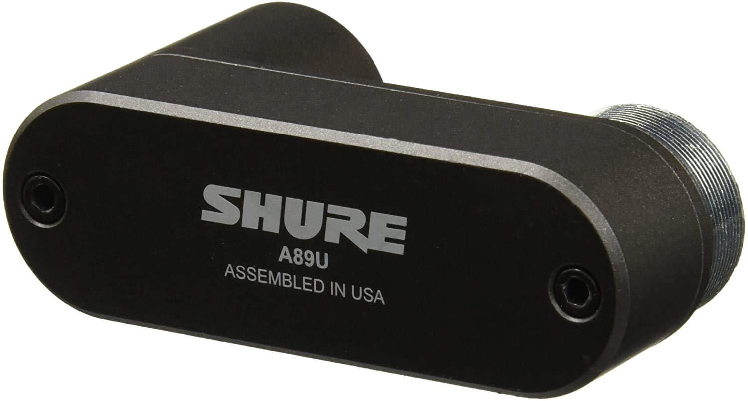 Shure A89U Adapter for VP89 Shotgun Microphones - Professional Audio Adapter for Film, Broadcast & Studio Recording - Perfect for DSLR Cameras & Video Production