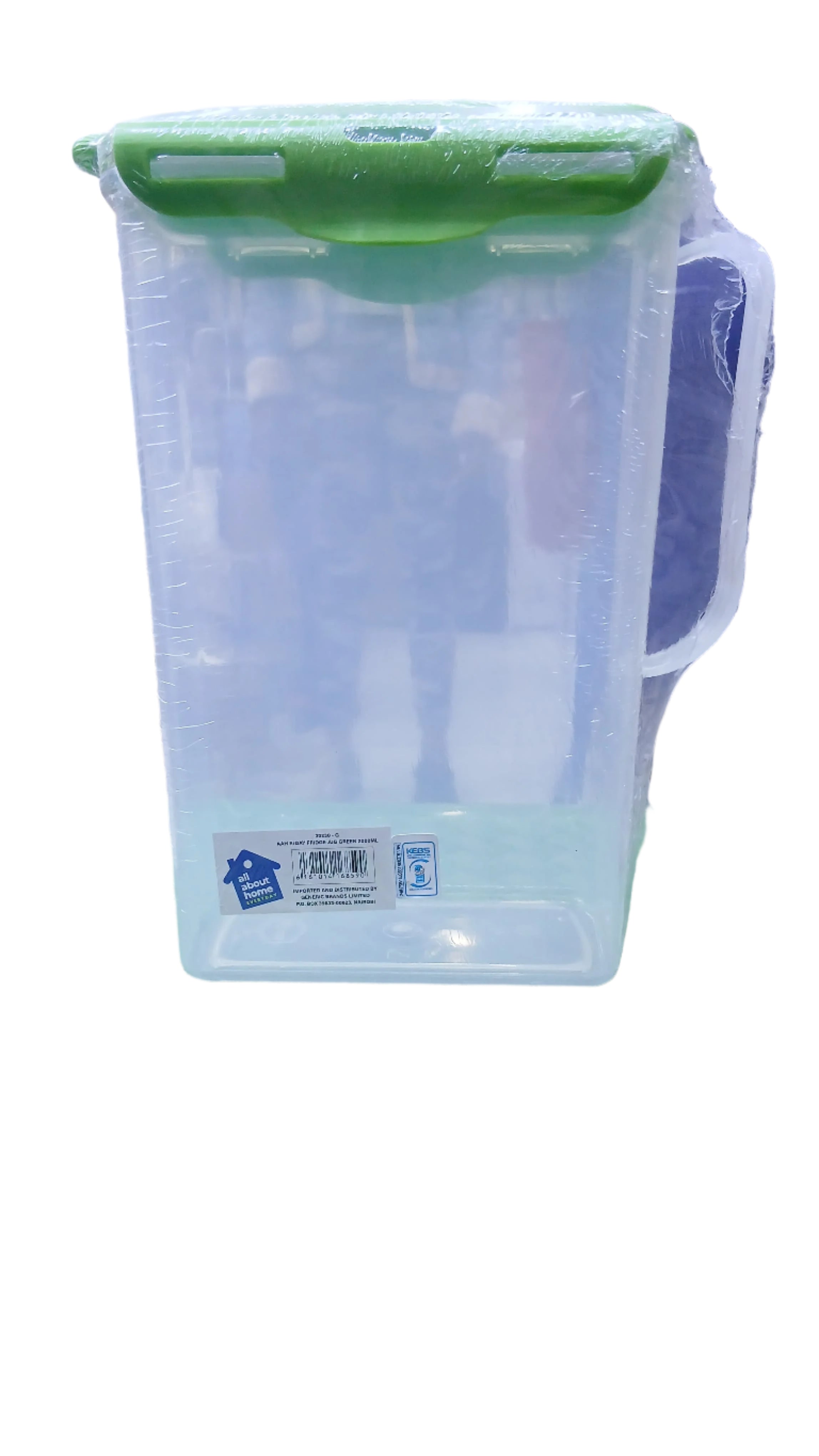 Clear Plastic Water Pitcher with Lid - BPA Free 2L/68oz Transparent Pitcher for Iced Tea, Lemonade & Cold Brew - Perfect for Refrigerator, Parties & Outdoor Picnics
