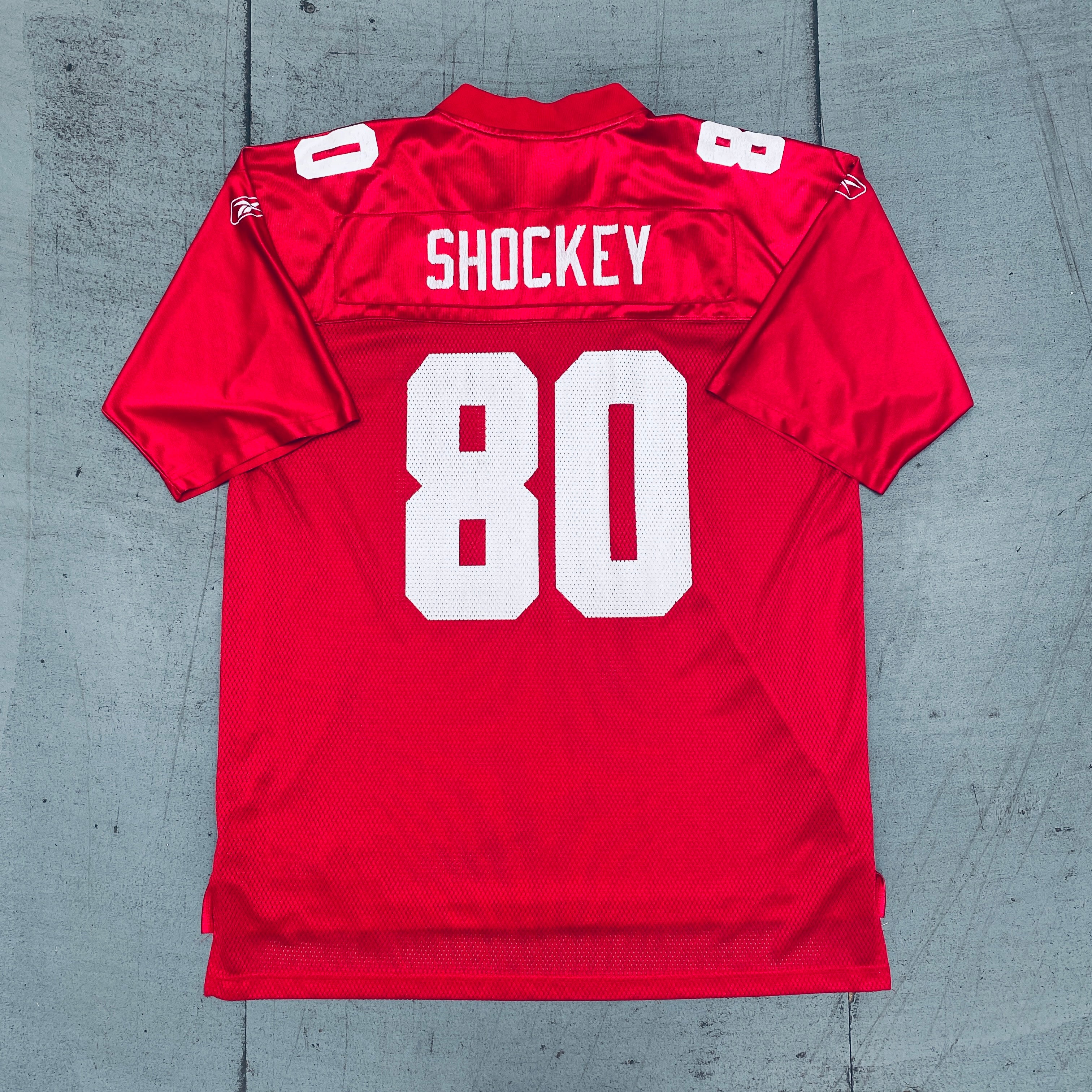 New York Giants Jeremy Shockey Red Alternate 2004/05 Jersey Size XL - Perfect for Game Day, Fan Events & NFL Memorabilia Collectors