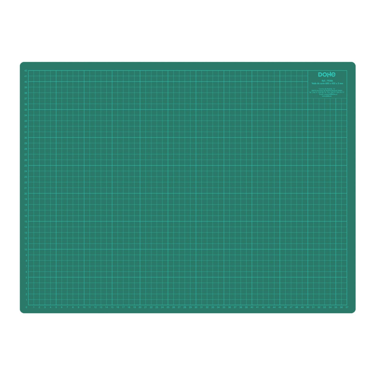 Premium PVC Cutting Desk Mat - A2 Size Self-Healing Craft Mat for Scrapbooking, Sewing & DIY Projects - Perfect for Crafters, Quilters & Hobbyists