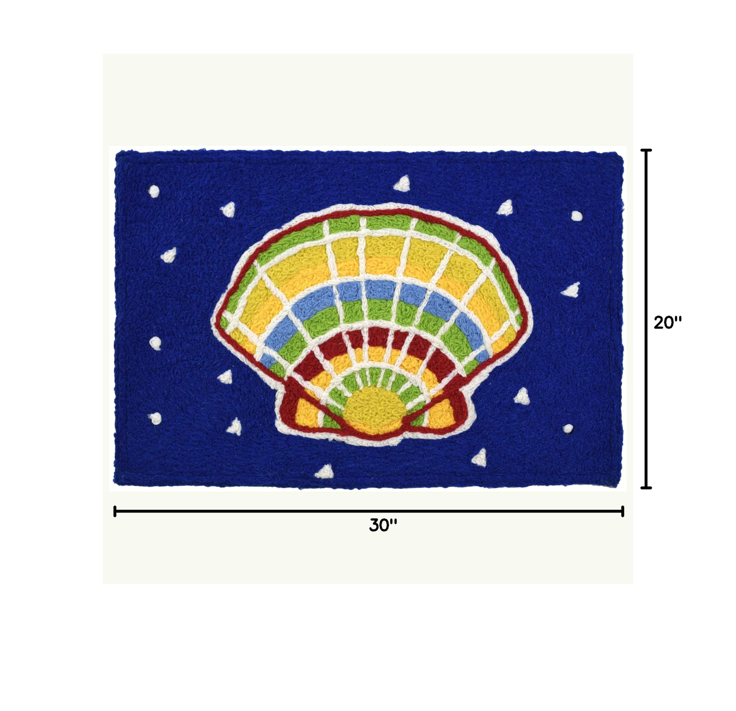 Modern Indoor/Outdoor Jellybean Area Rug 20