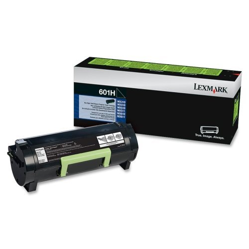 Lexmark 601H High Yield Black Toner Cartridge - 10,000 Page Yield - Laser Printer Compatible - Ideal for Office & Home Printing Needs