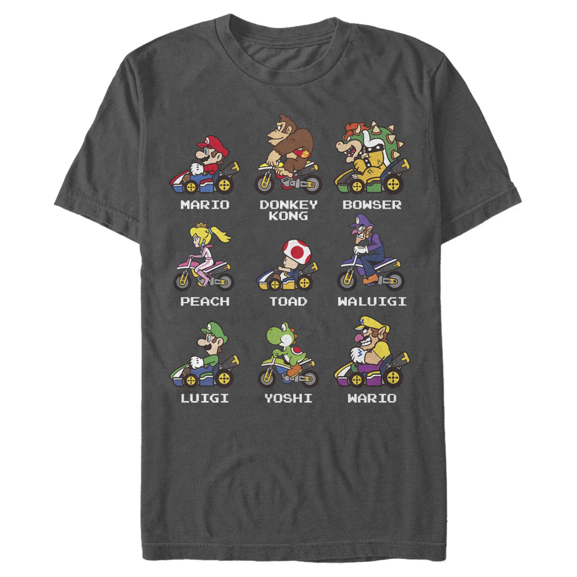 Nintendo Mario Kart Graphic T-Shirt for Men - Cool Gaming Tee for Casual Wear & Video Game Fans