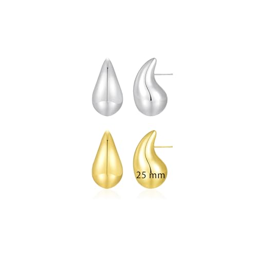 25mm gold&silver
