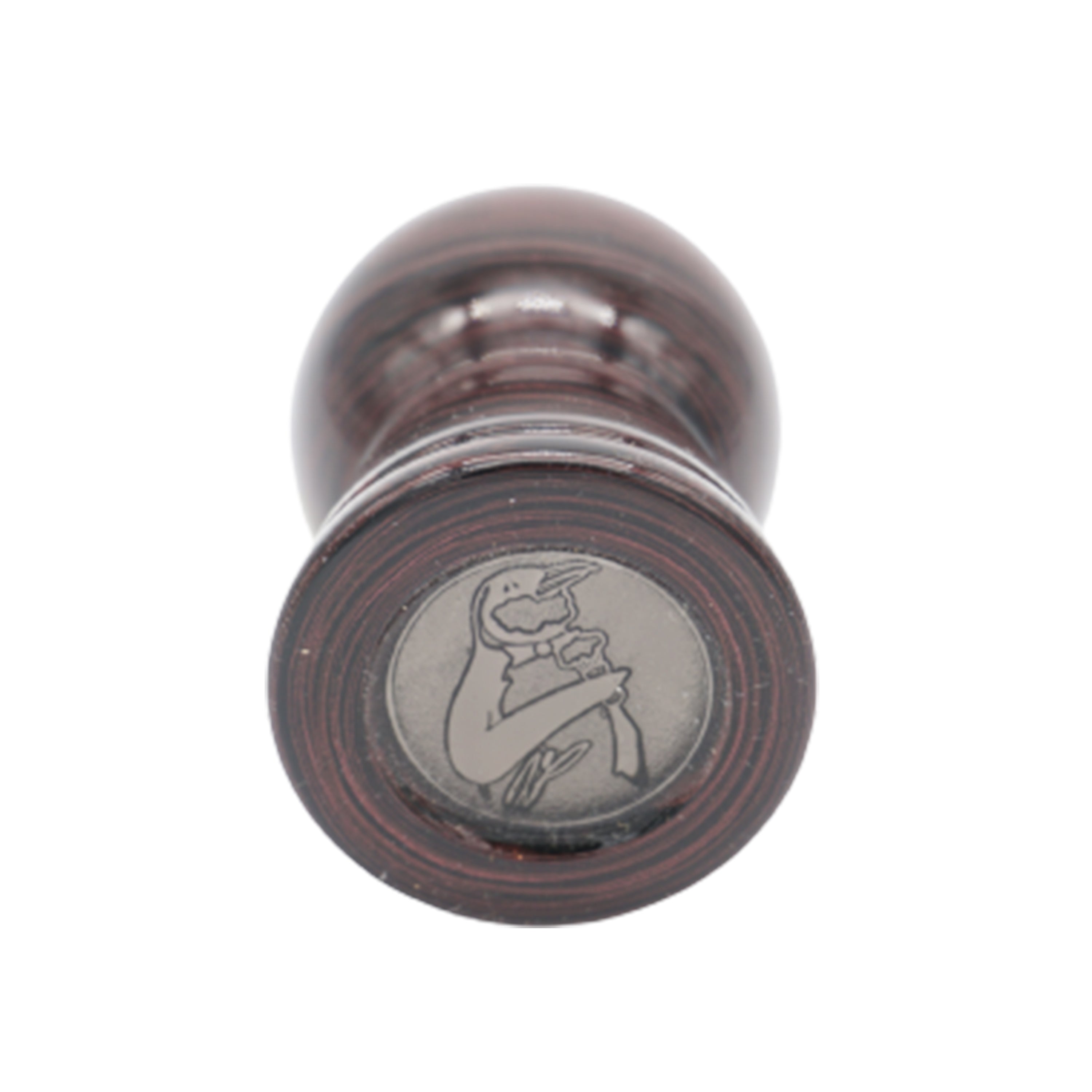 Premium Handmade Raspberry Ebonite Shaving Brush Handle - Compatible with 24mm & 26mm Knots - Perfect for Wet Shaving & Luxury Grooming Gifts