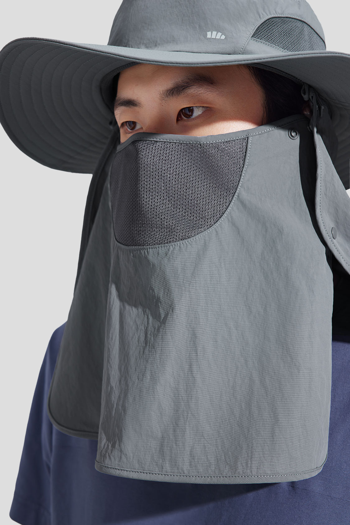 UPF50+ Men's Full Coverage Sun Protection Fishing Hat - Wide Brim Outdoor Hat for Fishing, Hiking & Beach - UV Protective Sun Hat for Men
