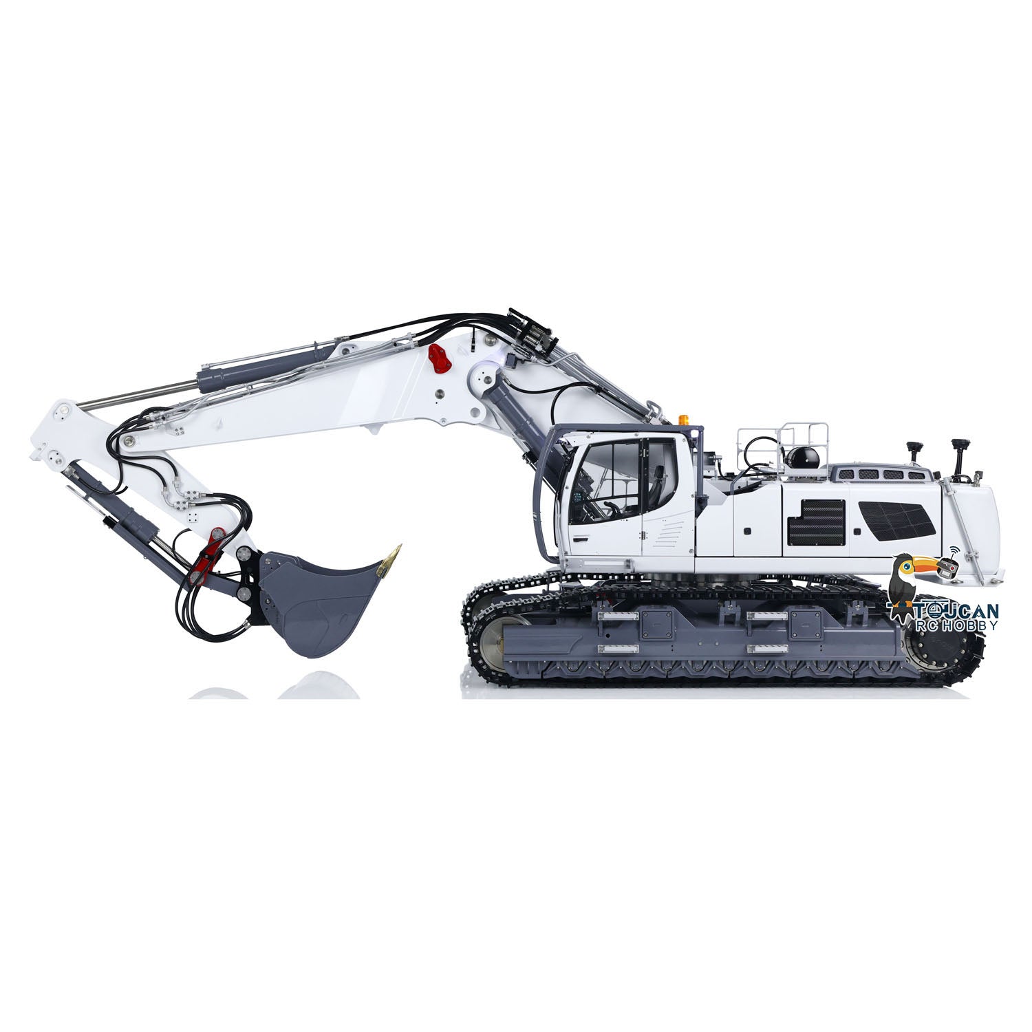 1/14 Scale Heavy Duty RC Hydraulic Excavator - LESU LR960 Remote Control Construction Digger Toy for Adults & Kids | Outdoor Play, Construction Simulation, Backyard Digging, STEM Learning