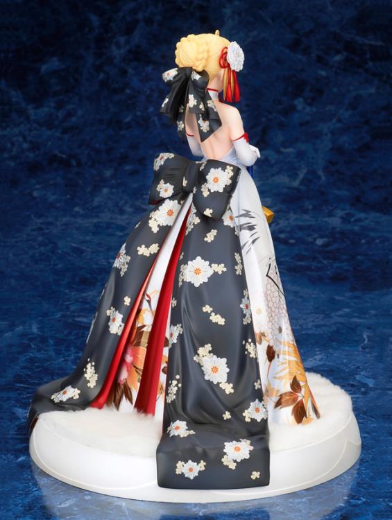 Fate/Stay Night Saber 1/7 Scale Figure - Kimono Dress Ver. PVC Statue | Anime Collectible for Display & Decoration | Perfect for Otaku Fans & Home Office Decor